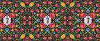 Frida Kahlo Floral Garden Black - Frumble Fabrics