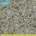 Gustav Klimt Millefiori Grey Metallic - Frumble Fabrics