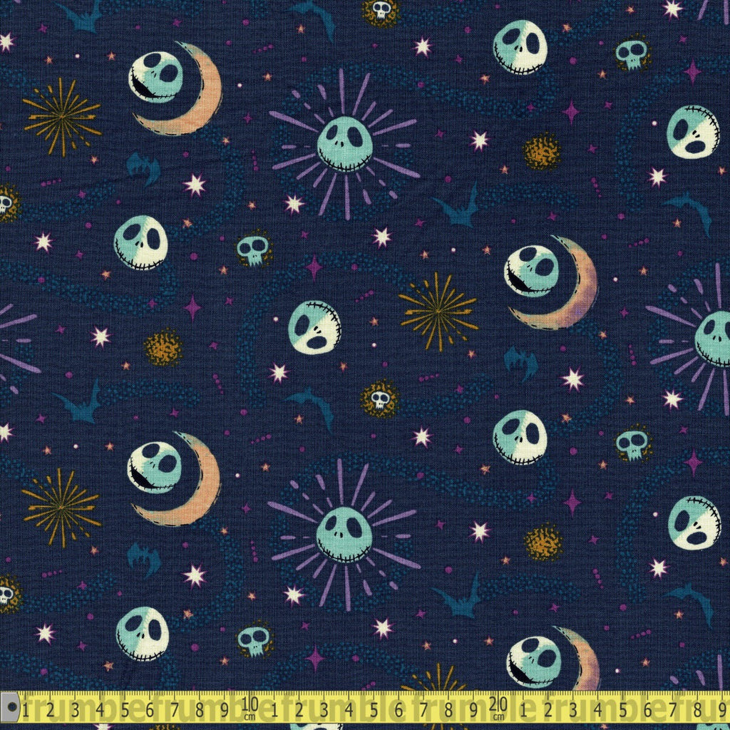 Springs Creative - Nightmare Before Christmas Celestial Jack Sewing and Dressmaking Fabric
