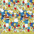 Springs Creative - The Simpsons - Packed Yellow Sewing and Dressmaking Fabric