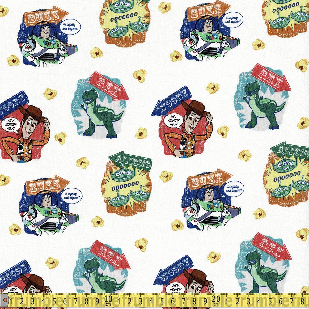 Toy Story 4 Character Badges Multi - Frumble Fabrics