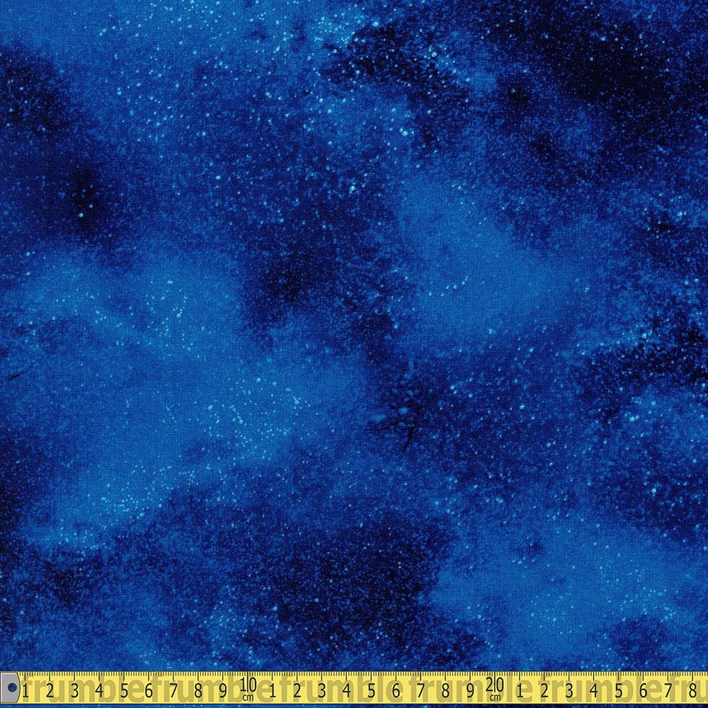 Timeless Treasures - Aurora - Starry Sky Royal Sewing and Dressmaking Fabric