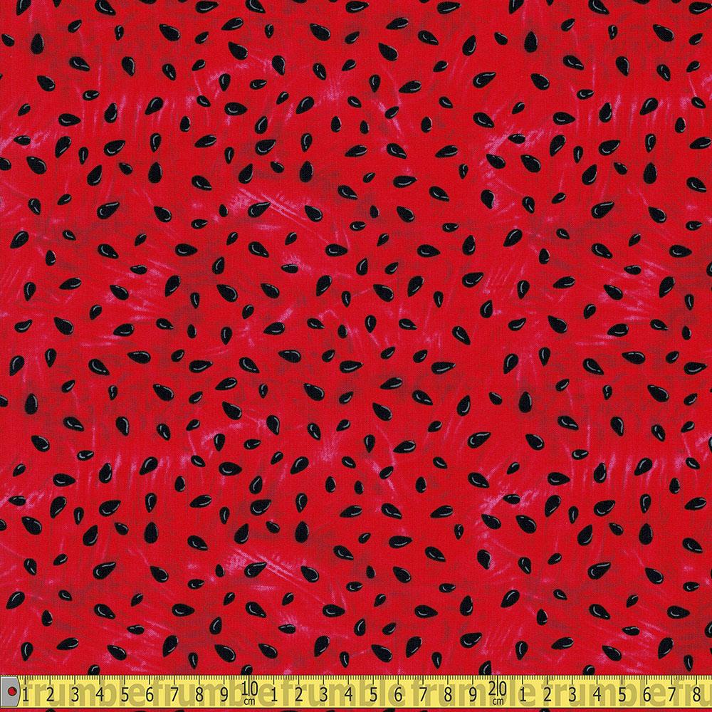 Another Watermelon Pips Red - Frumble Fabrics