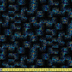 Timeless Treasures Fabric - Metallic Geo Dot - Black Sewing and Dressmaking Fabric