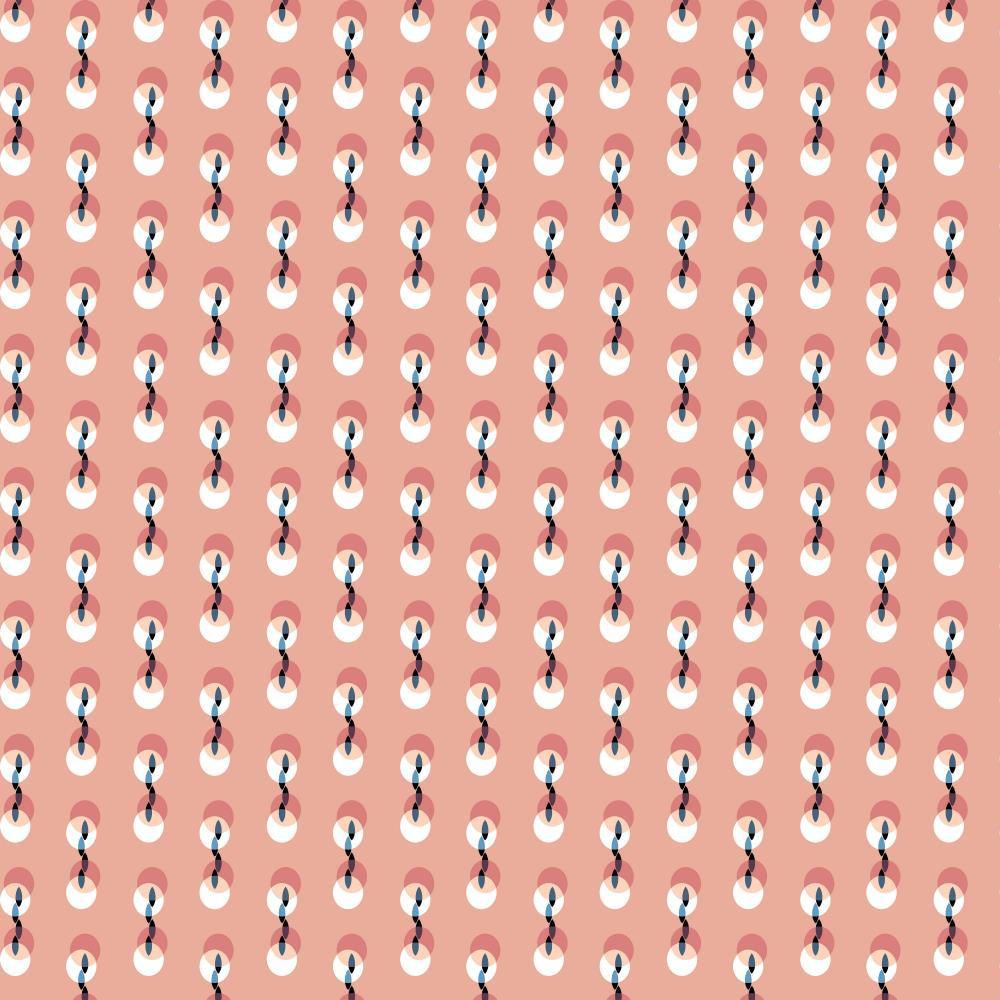 Button Molecules Radiance Rayon Light Rose - Frumble Fabrics