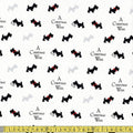 Victoria And Albert Museum - A Christmas Wish - Sending Wishes White Sewing and Dressmaking Fabric