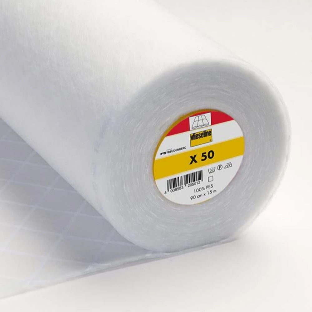 X50 Quiltex White Iron-On Quilt Wadding (Per Metre) - Frumble Fabrics
